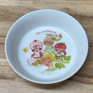 Vintage 1983 Strawberry Shortcake Fun & Friends 7" Melamine Bowl Silito